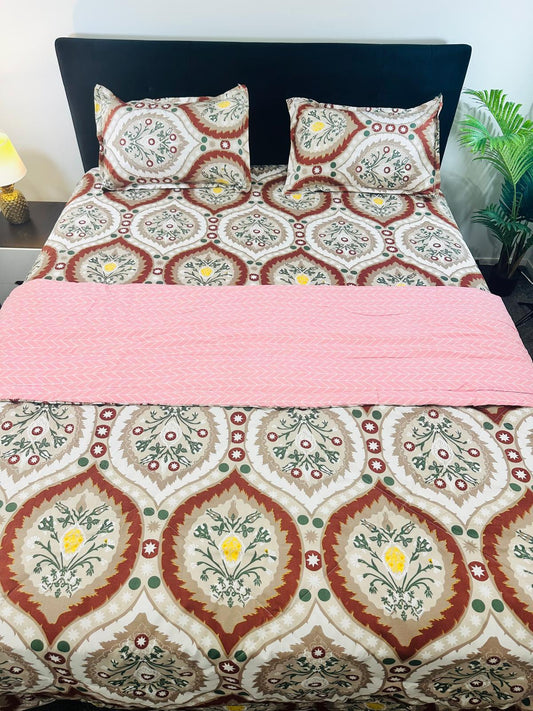 Calvin 4-Piece Designer All-in-One Bedding Set